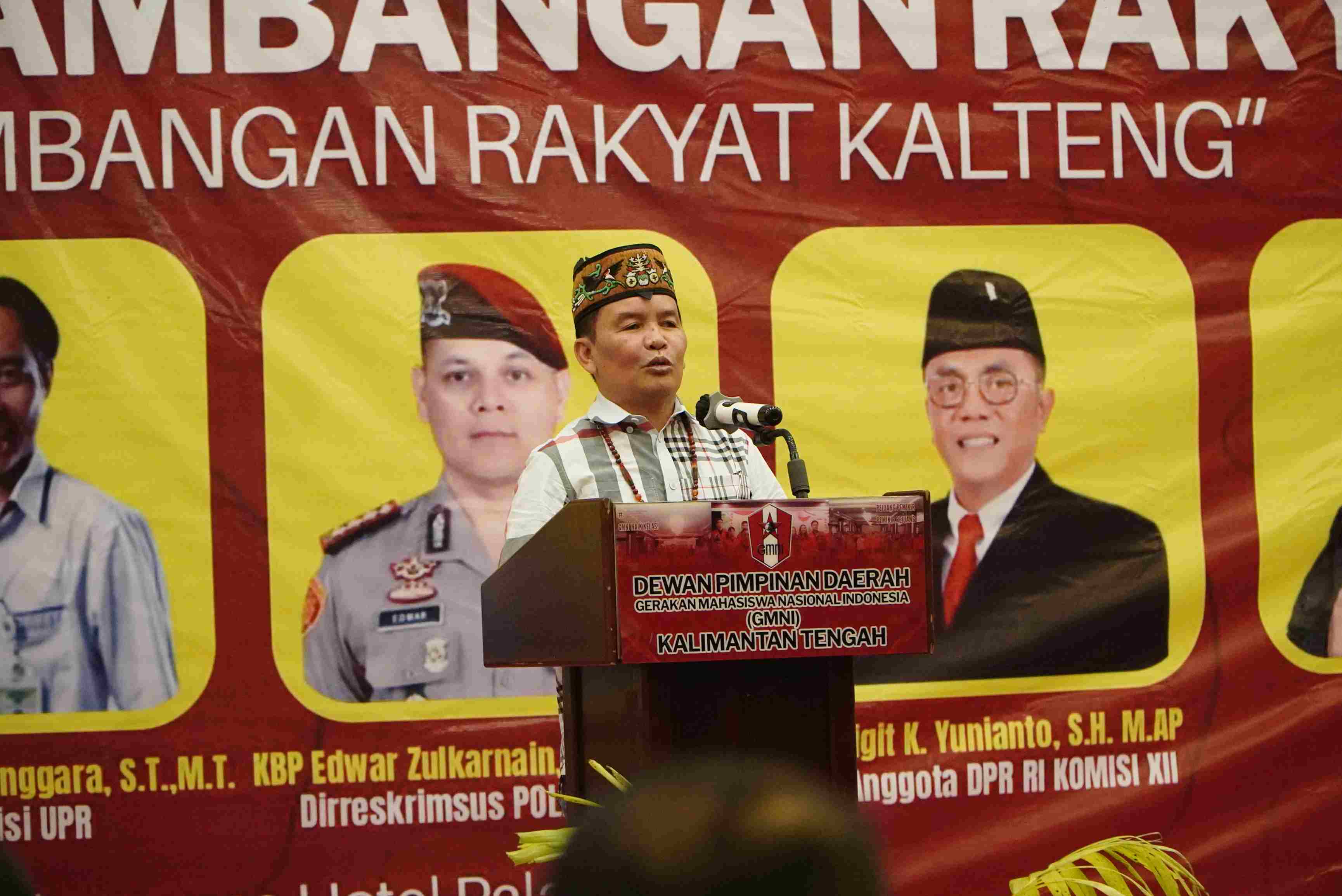 Gubernur dan Wagub Hadiri Dies Natalis ke-72 DPD GMNI Kalteng dan Seminar Pertambangan Rakyat