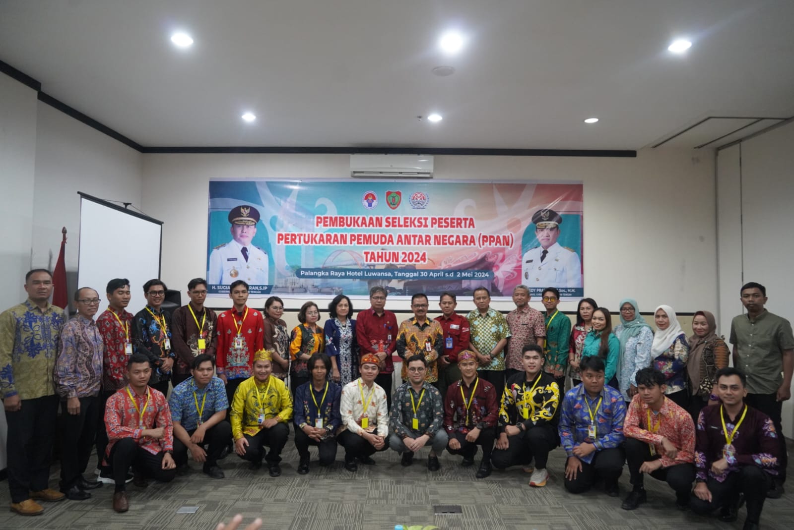Plh. Pemkesra Herson B. Aden Buka Seleksi PPAN Tingkat Prov. Kalteng