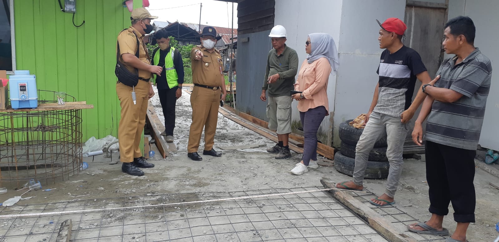 Disperkimtan Kalteng monev pekerjaan di wilayah Palangka Raya