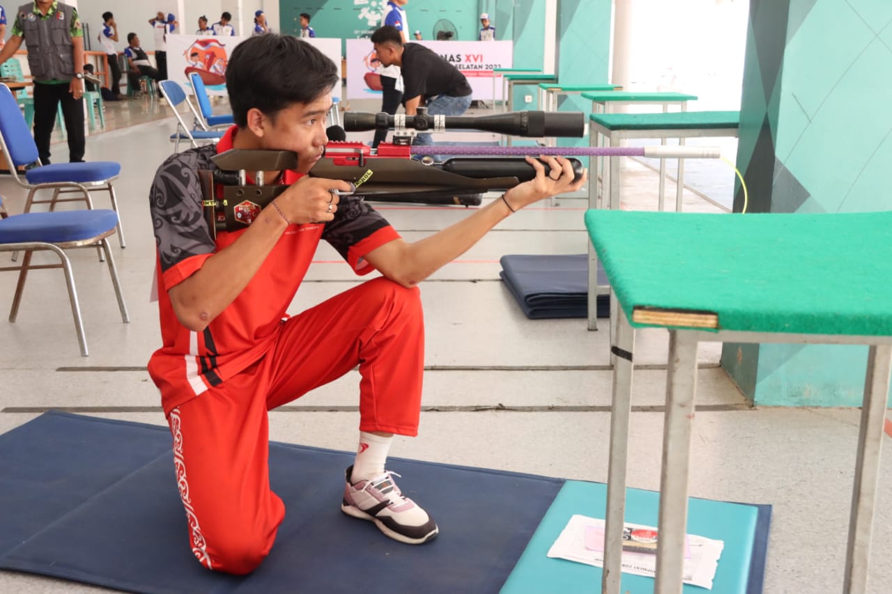 Atlet Kalteng Tetap Semangat Berlaga Pada POPNAS XVI Tahun 2023