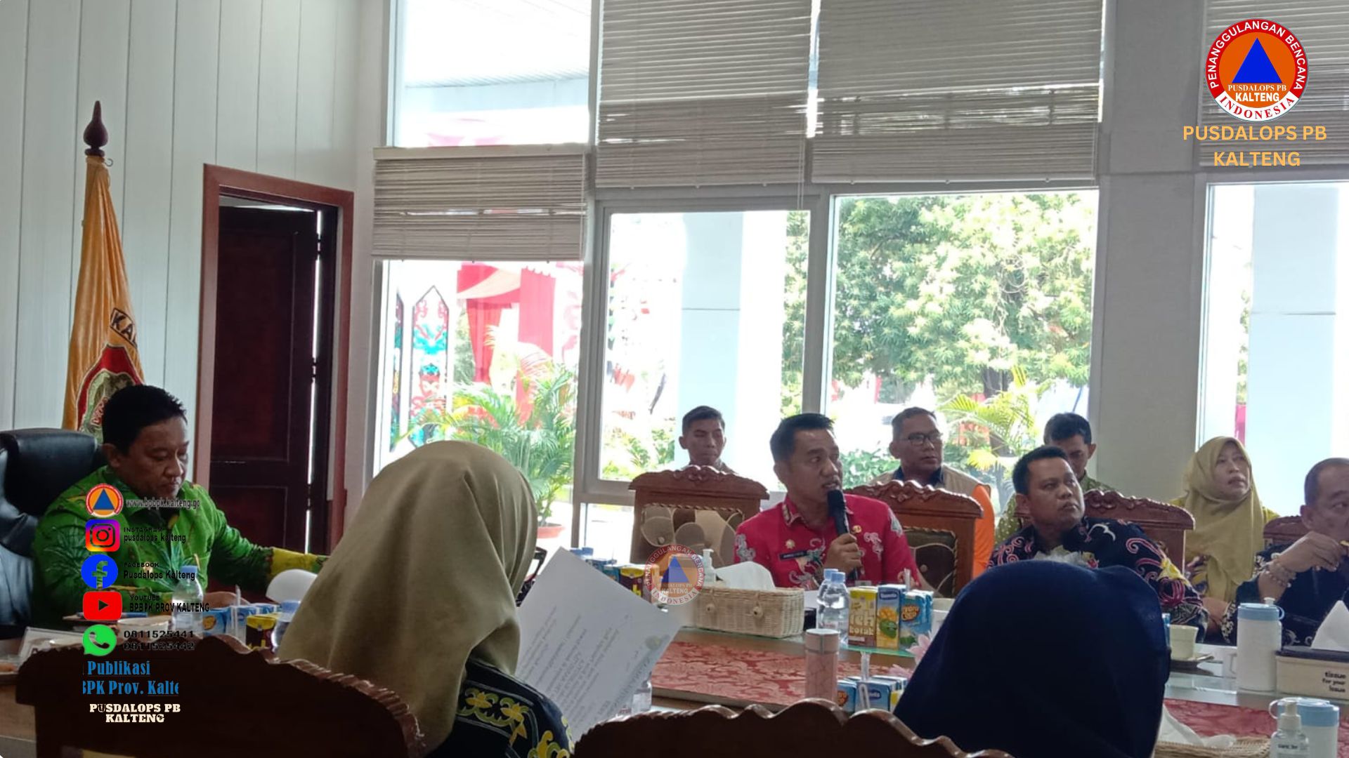 Pemprov . Kalteng Gelar Rapat Hadapi Puncak Musim Kemarau