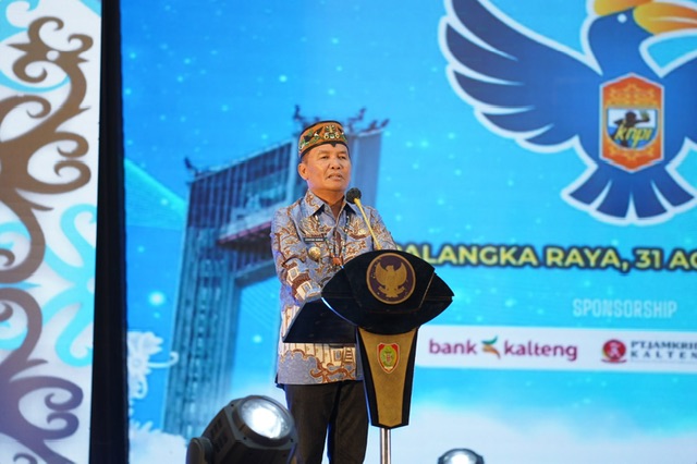 Gubernur Kalteng Agustiar Sabran Hadiri Pelantikan Pengurus DPD KNPI Provinsi Kalteng Masa Bakti 2025–2028