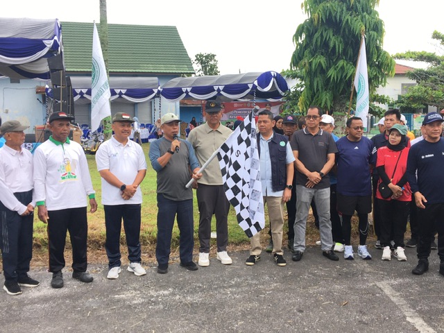 BKPRMI Prov. Kalteng Menginisiasi Kegiatan Jalan Sehat Bersama Dalam Rangka Milad BKPRMI Ke-48 dan Peringatan HUT RI Ke-80 Tahun 2025
