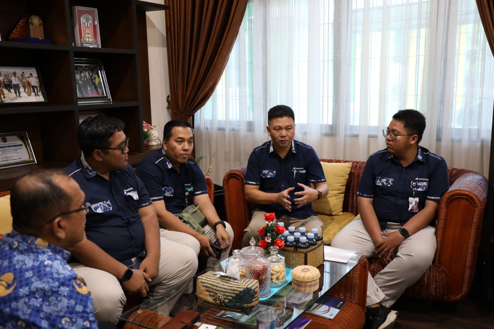 Kepala Dinas TPHP Prov. Kalteng Sambut Baik Kedatangan Perwakilan dari Samator Group