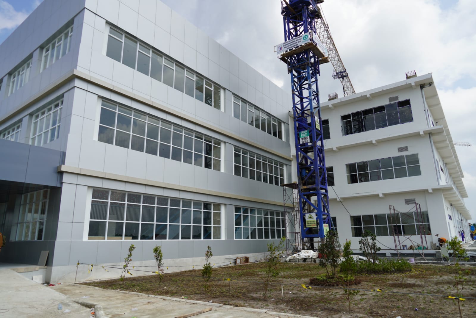 Sekda Nuryakin Tinjau Progres Pembangunan RSUD Kelas B yang berada di Hanau
