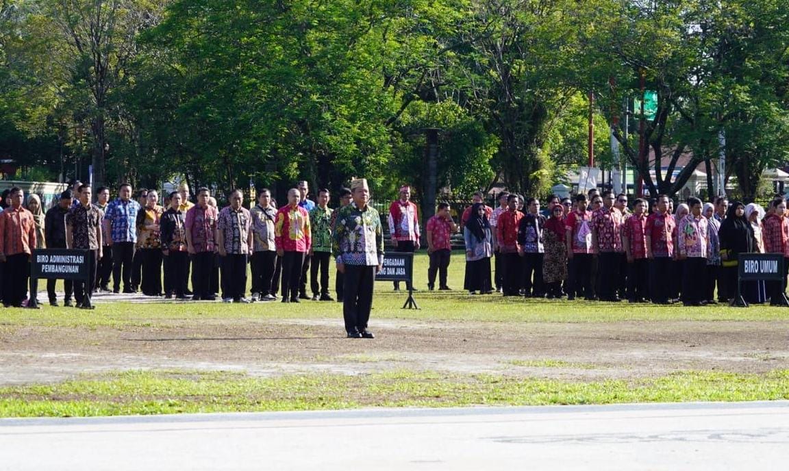 Asisten Ekbang Sri Widanarni Pimpin Upacara Peringatan Hari Bela Negara Ke-76