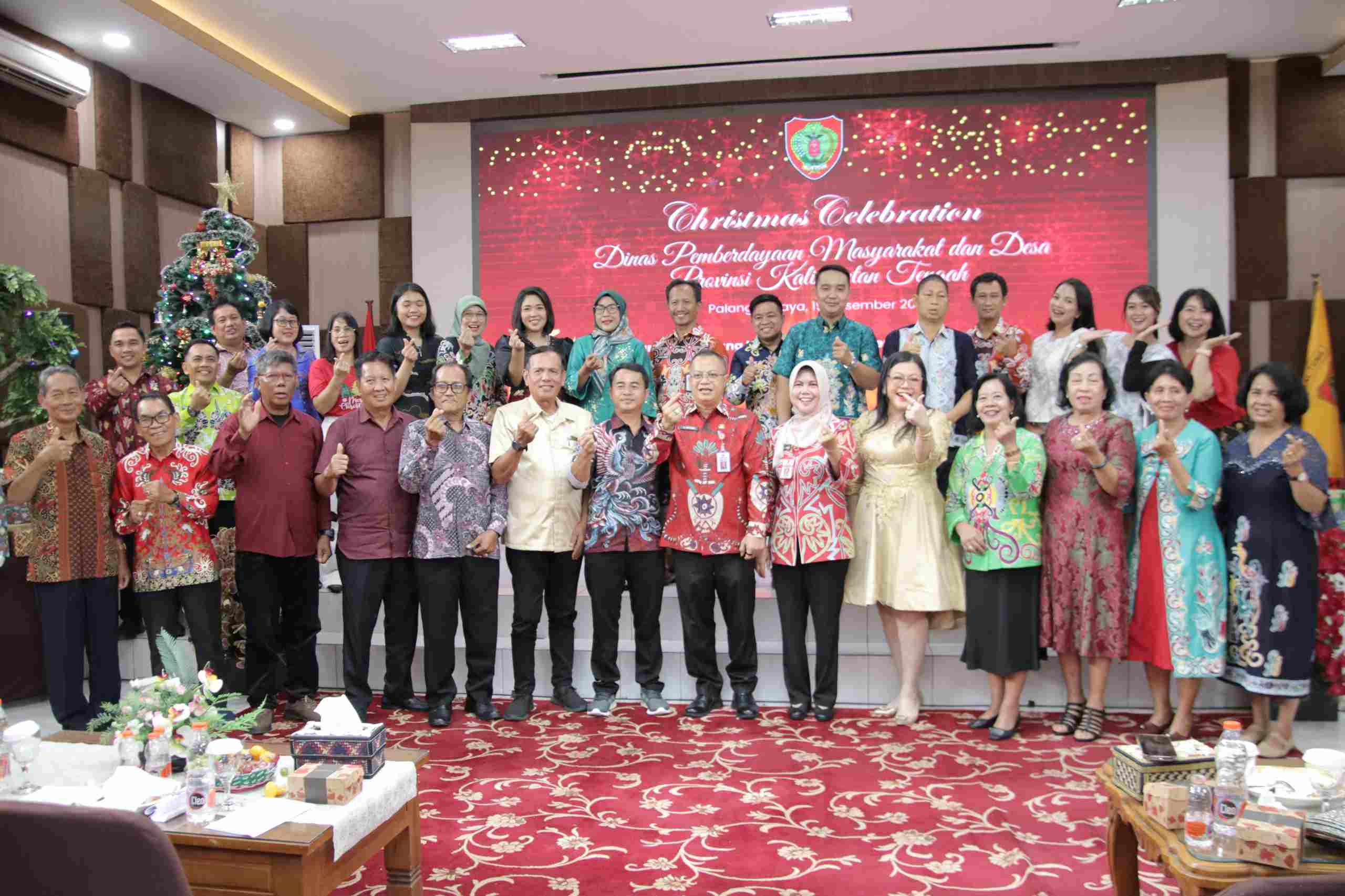 Dinas PMD Prov. Kalteng Gelar Ibadah dan Perayaan Natal Tahun 2024