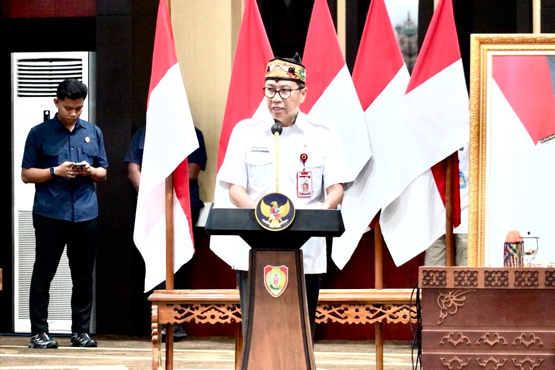 Gubernur Kalteng Agustiar Sabran Hadiri Rilis Penyelenggaraan Pemprov Kalteng Tahun 2025