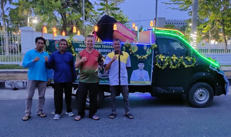 Disbun Turut Meriahkan Pawai Gema Takbir