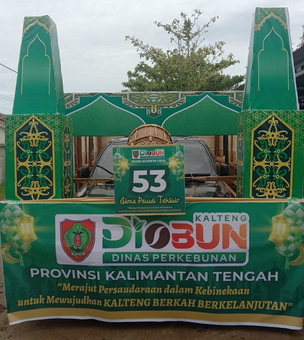 Disbun Turut Meriahkan Pawai Gema Takbir