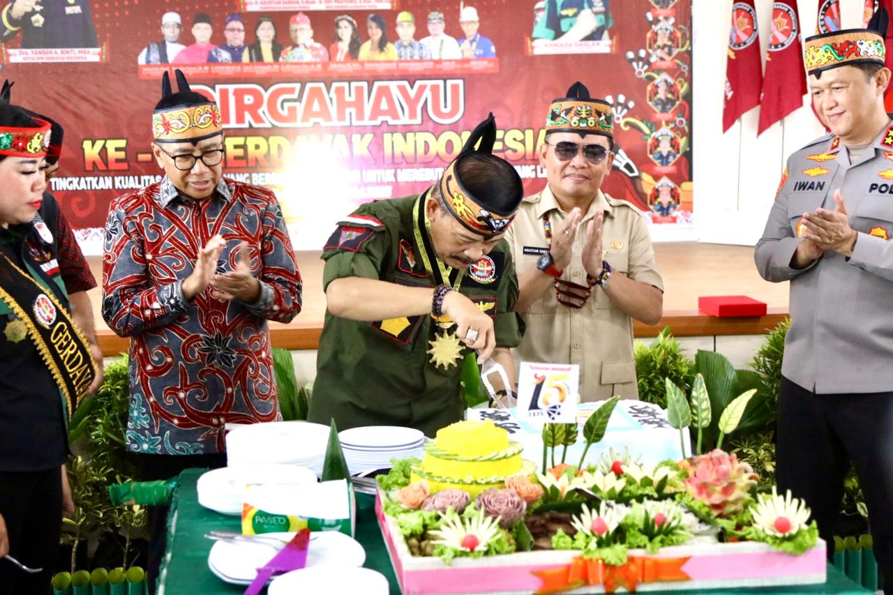 Gubernur Agustiar Sabran Hadiri HUT ke-15 GERDAYAK Indonesia Sekaligus Buka Rapat Pimpinan GERDAYAK Indonesia Tahun 2025