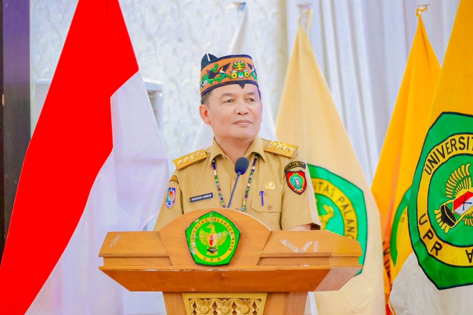 Gubernur Kalteng Agustiar Sabran Hadiri Sidang Terbuka Senat Universitas Palangka Raya