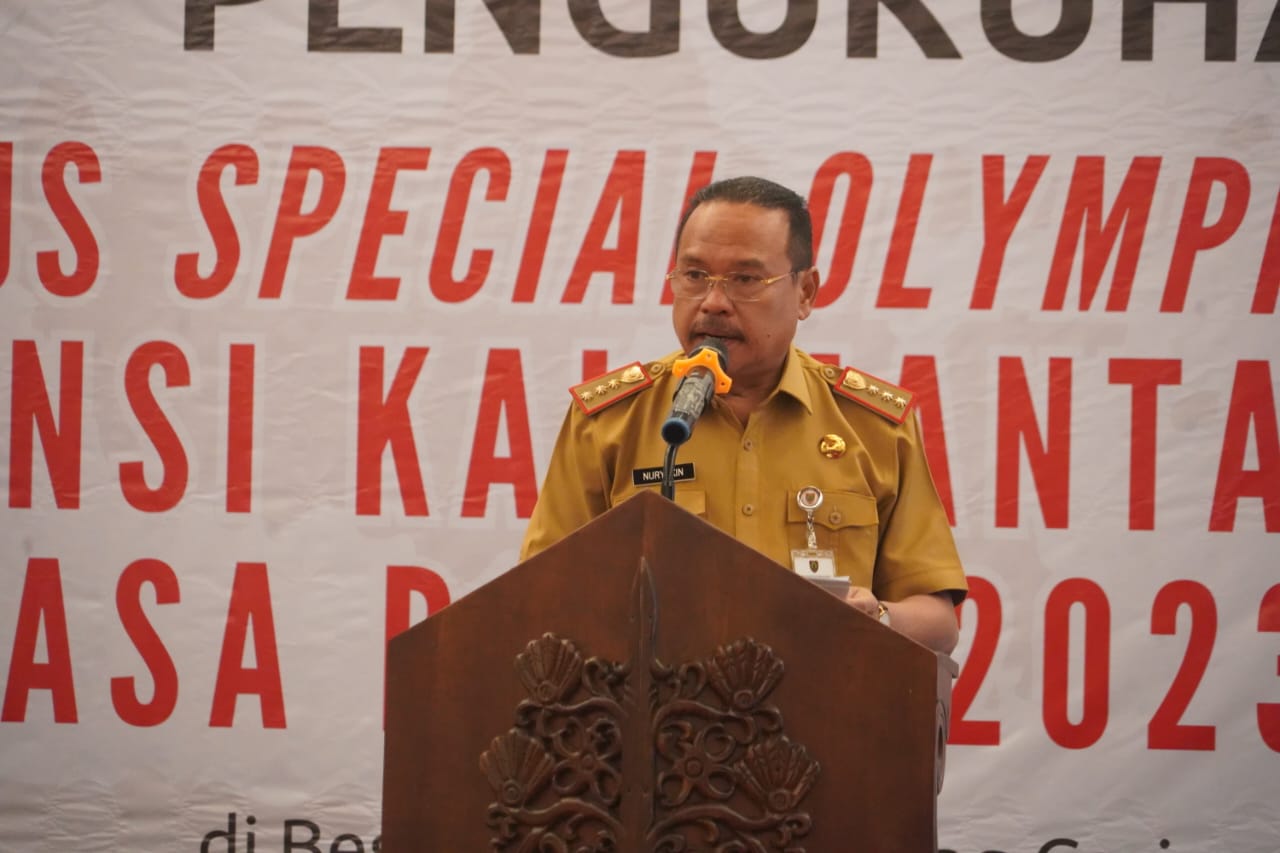 Sekda Nuryakin Hadiri Pengukuhan Pengurus Special Olympics Indonesia (SOIna) Prov Kalteng Masa Bakti 2023-2027