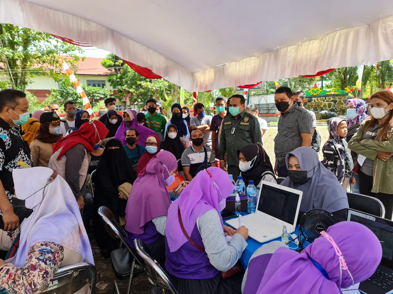 Pj Sekda Kalteng : Dalam 2 Hari, 9.106 Orang Divaksin di Kotawaringin Timur