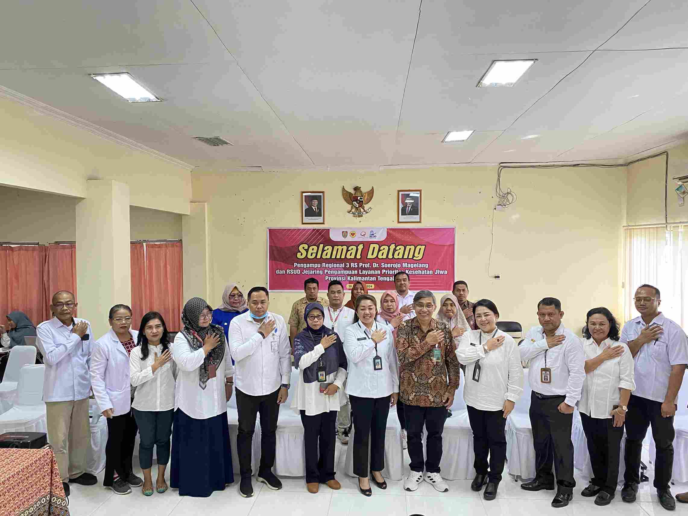 RSJ Kalawa Atei Terima Visitasi Pengampuan Layanan Kesehatan Jiwa dari RSJ Prof. Dr. Soerojo Magelang