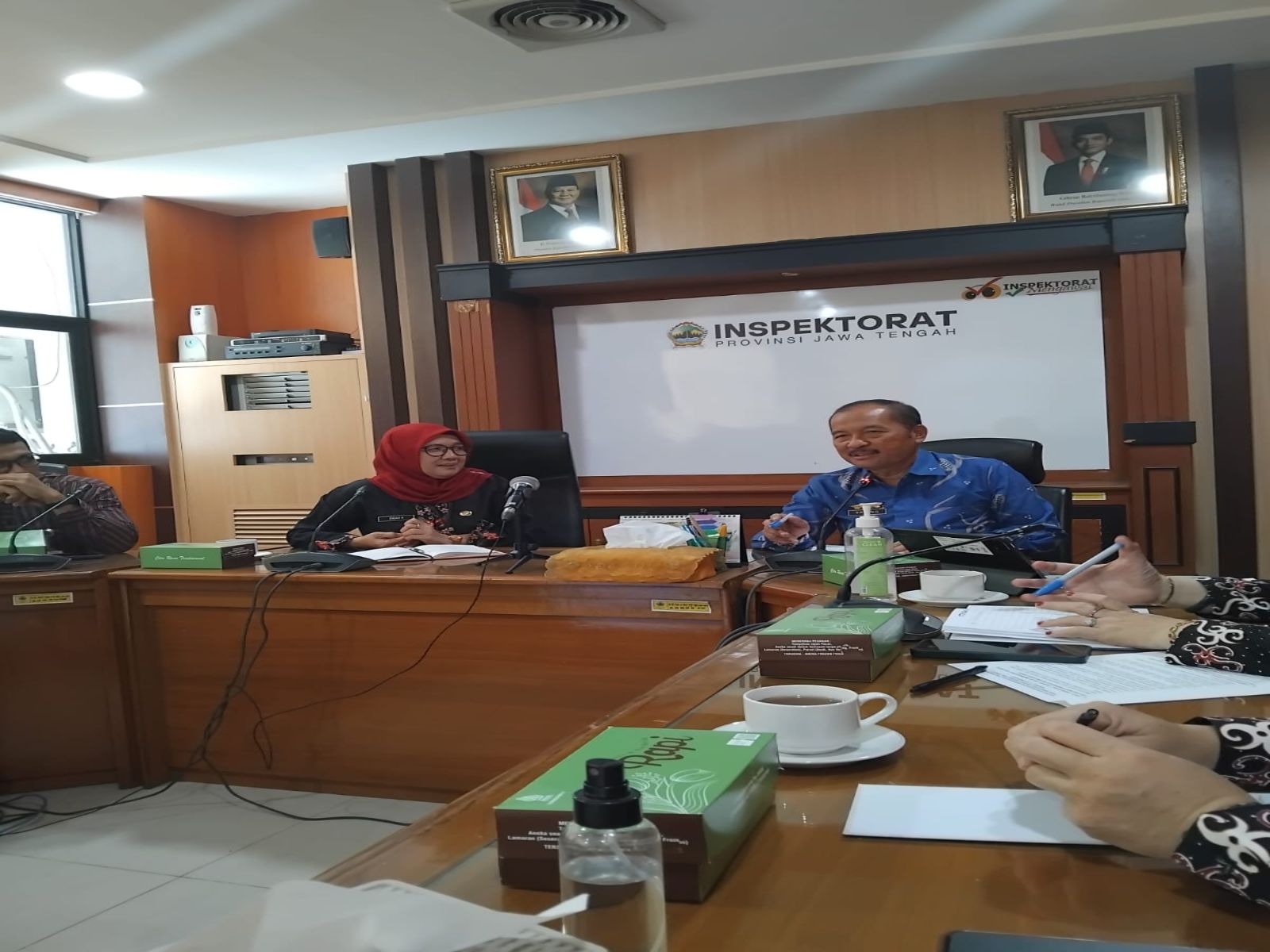 Inspektorat Prov. Kalteng Lakukan Pertemuan dengan Inspektorat Prov. Jateng