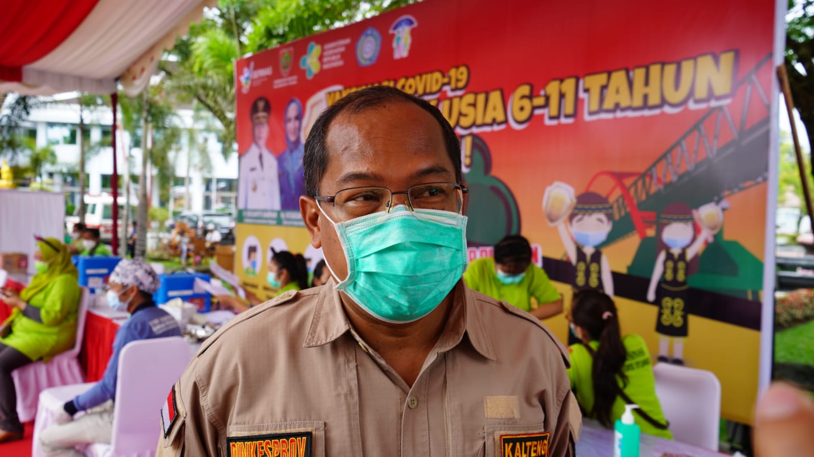 Pemerintah Provinsi Kalteng Kembali Gelar Vaksinasi Anak Usia 6-11 Tahun