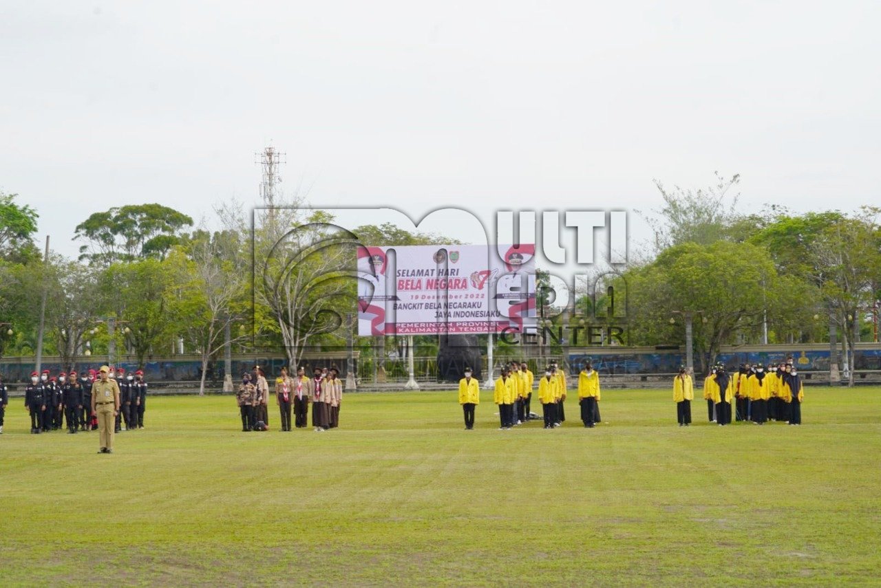Wagub Kalteng Pimpin Upacara Bendera Peringatan Hari Bela Negara ke-74 Tahun 2022