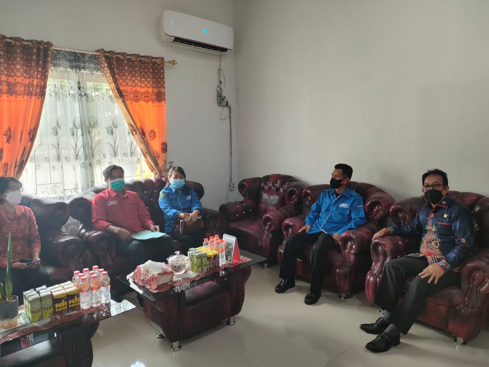 Diskominfosantik Prov. Kalteng Visitasi Pemanfaatan Transponder Satelit TA 2022 Di Diskominfo Katingan