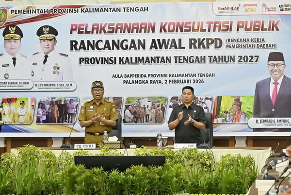 Bapperida Kalteng Gelar Konsultasi Publik Ranwal RKPD 2027