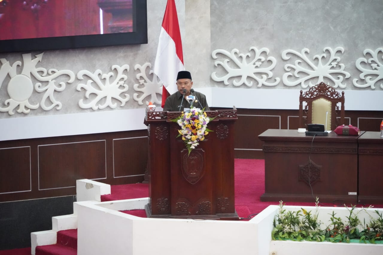Sekda Nuryakin Hadiri Rapat Paripurna ke - 4 Masa Persidangan II Tahun Sidang 2024