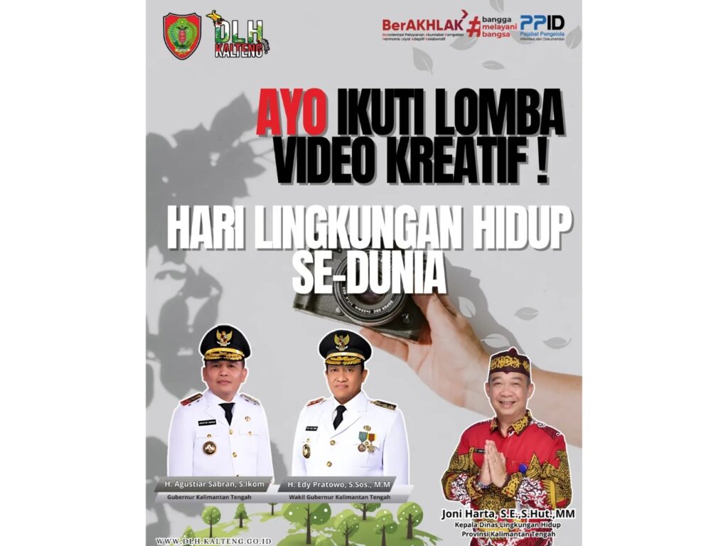 DLH Kalteng Gelar Lomba Video Hari Lingkungan Hidup 2025