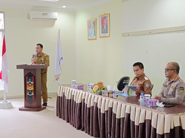 Kepala Disbun Prov. Kalteng Rizky R Badjuri Terima Kunker Penjabat (Pj) Bupati Murung Raya Hermon Beserta Jajaran