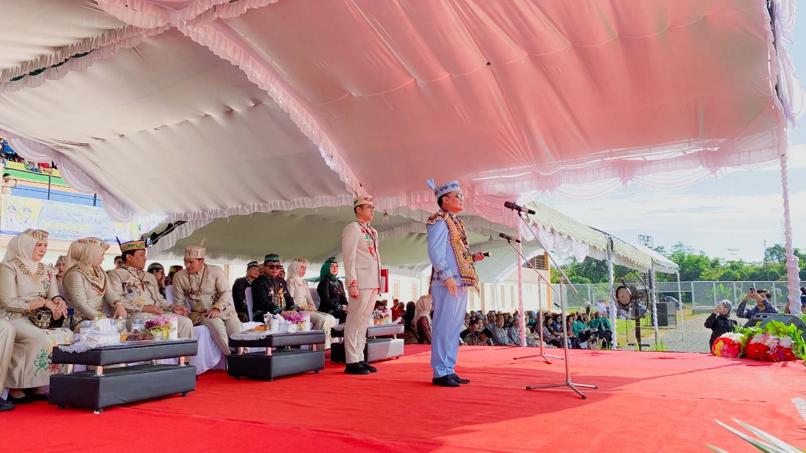 Gubernur Kalteng Agustiar Sabran Pimpin Upacara Peringatan Hari Jadi ke-23 Kabupaten Pulang Pisau