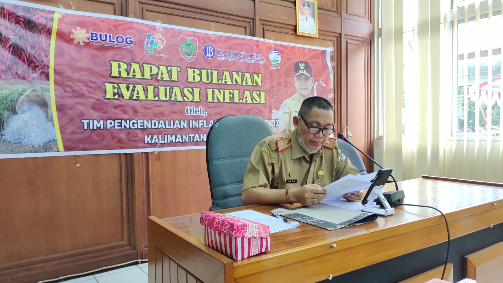 TPID Prov. Kalteng Gelar Rapat Evaluasi Bulanan Perkembangan Inflasi