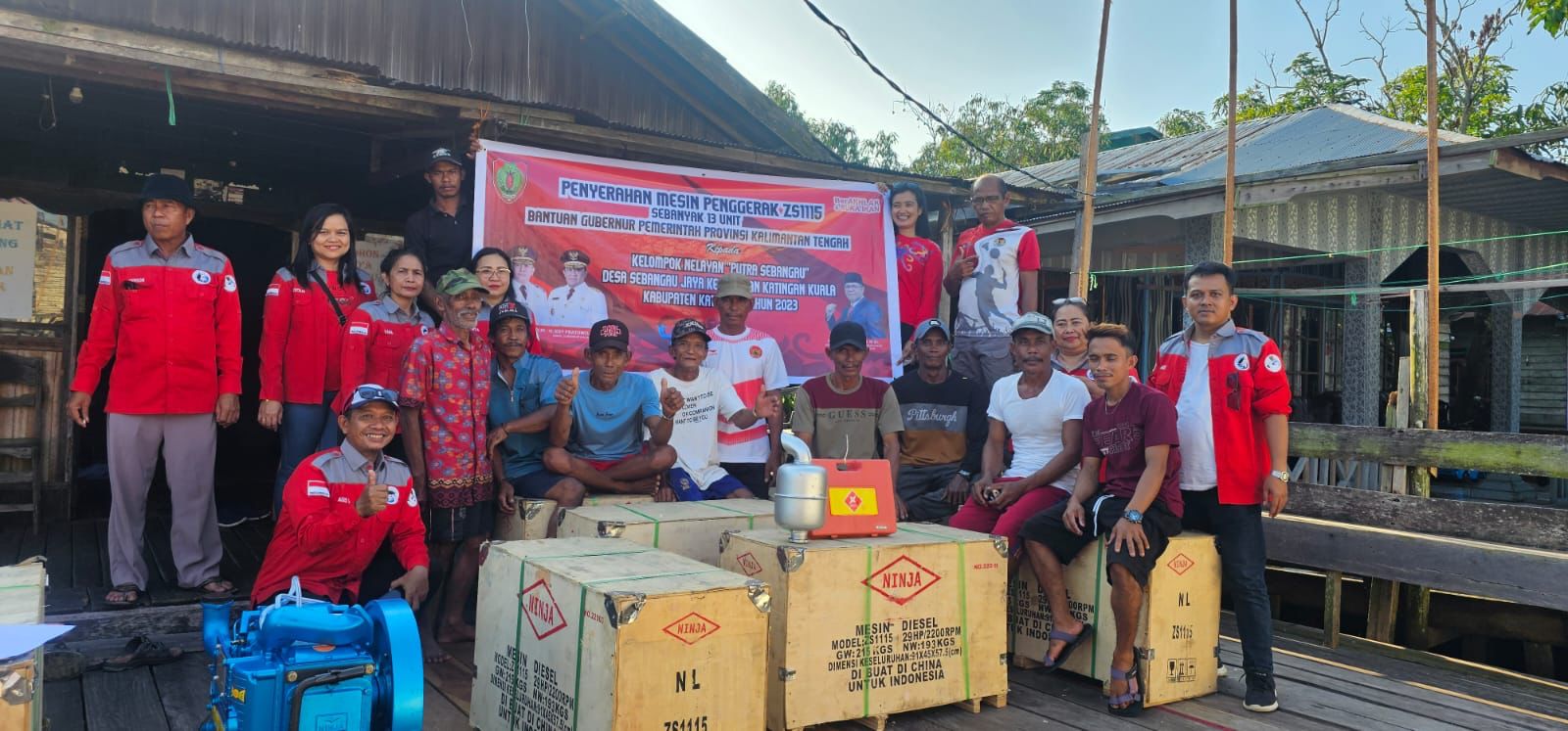 Bantuan Pemprov Kalteng Diharapkan Dapat Memberi Manfaat yang Besar Kepada Para Nelayan Perikanan Tangkap Untuk Tingkatkan Produksi Tangkapan Ikan
