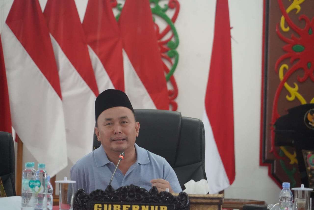 Gubernur Kalteng Sugianto Sabran Pimpin Rapat Persiapan Tabligh Akbar