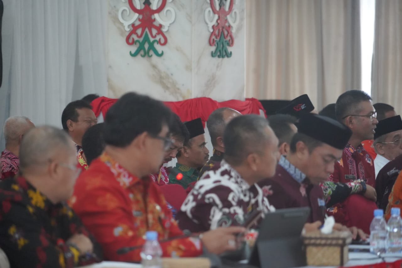Gubernur Kalteng Sugianto Sabran Pimpin Rapat Persiapan Tabligh Akbar