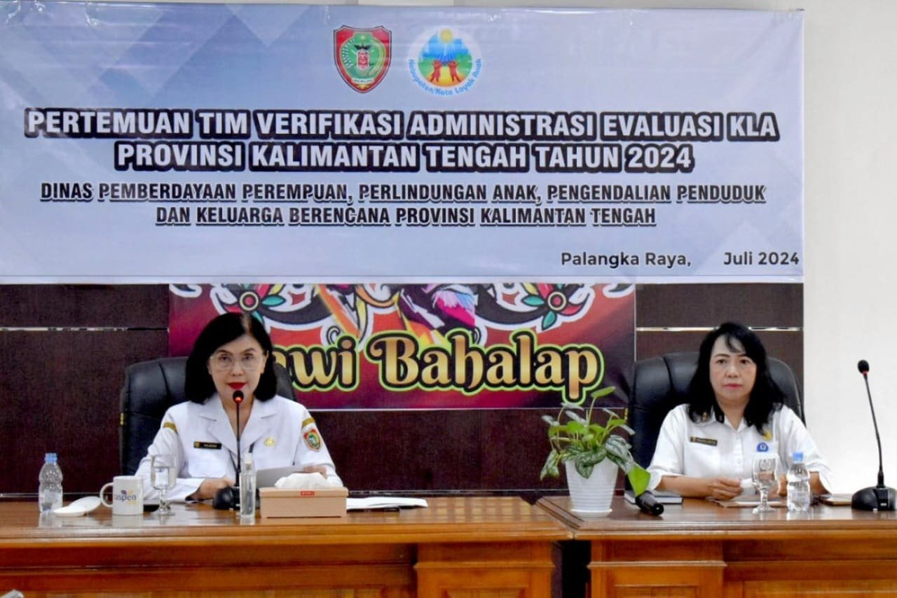 DP3APPKB Prov. Kalteng Gelar Pertemuan Tim Verifikasi Administrasi Evaluasi KLA