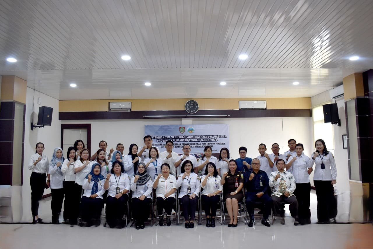 DP3APPKB Prov. Kalteng Gelar Pertemuan Tim Verifikasi Administrasi Evaluasi KLA