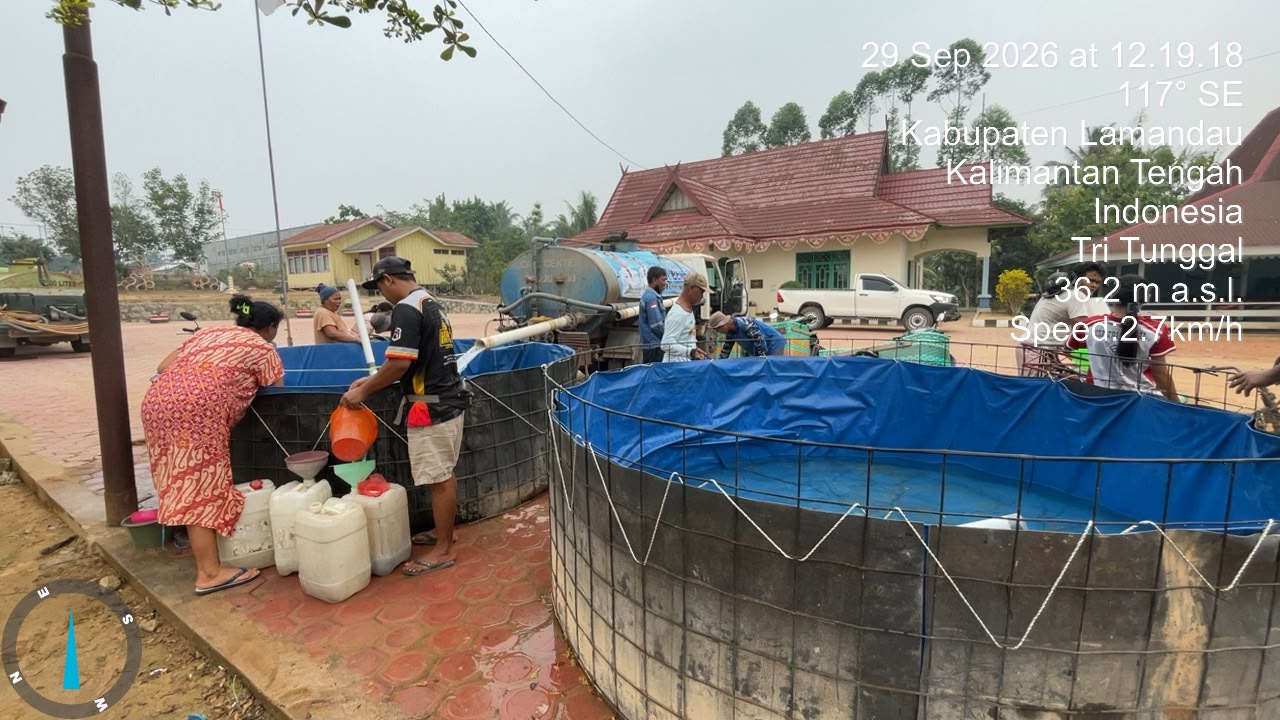 Penuhi Kebutuhan Dasar Masyarakat, Pemprov Kalteng Salurkan 5,1 Juta Liter Air Bersih
