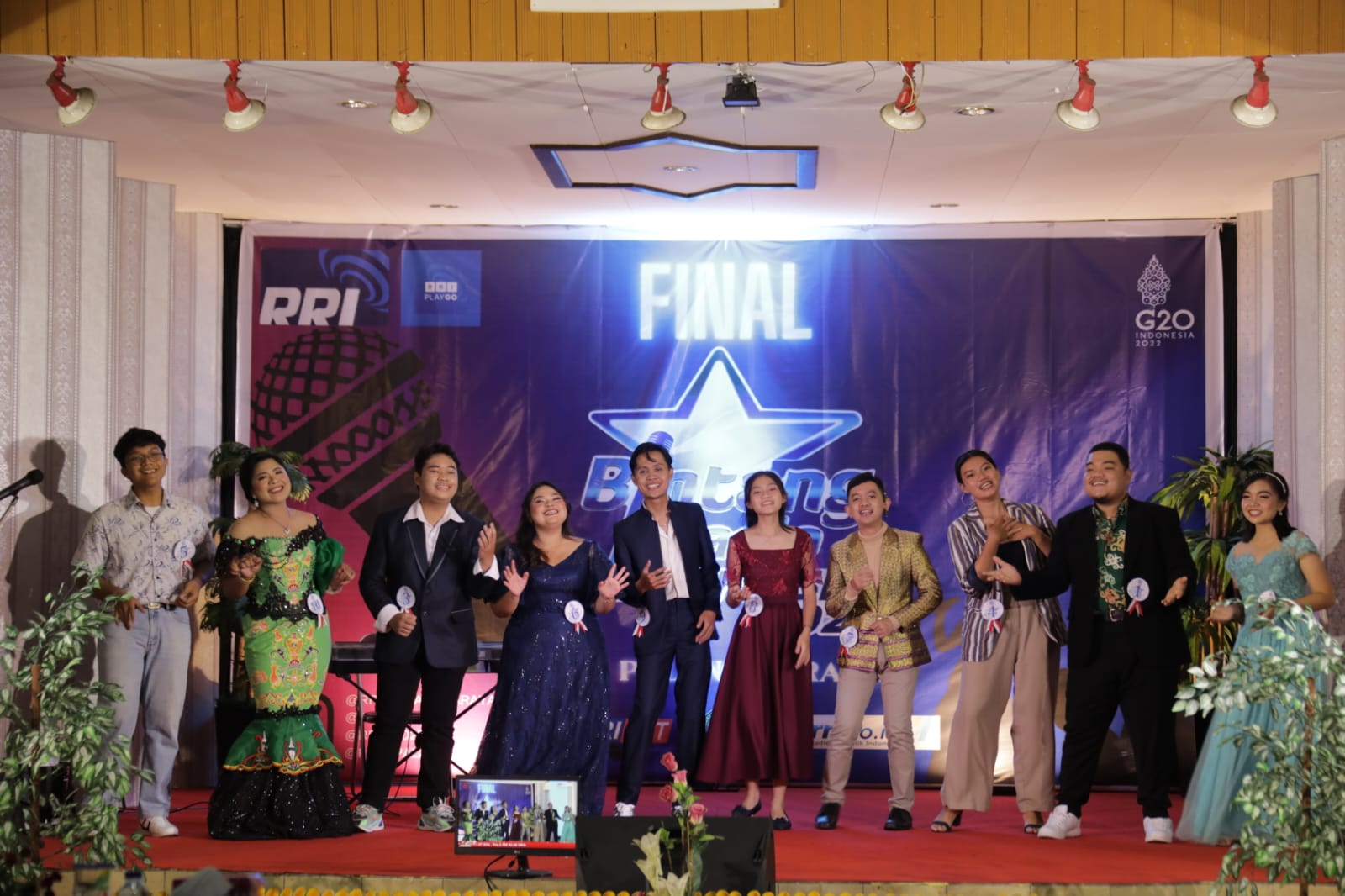 Asisten Ekbang Leonard S. Ampung Hadiri Acara Pemilihan Bintang Radio Indonesia RRI Palangka Raya Tahun 2022