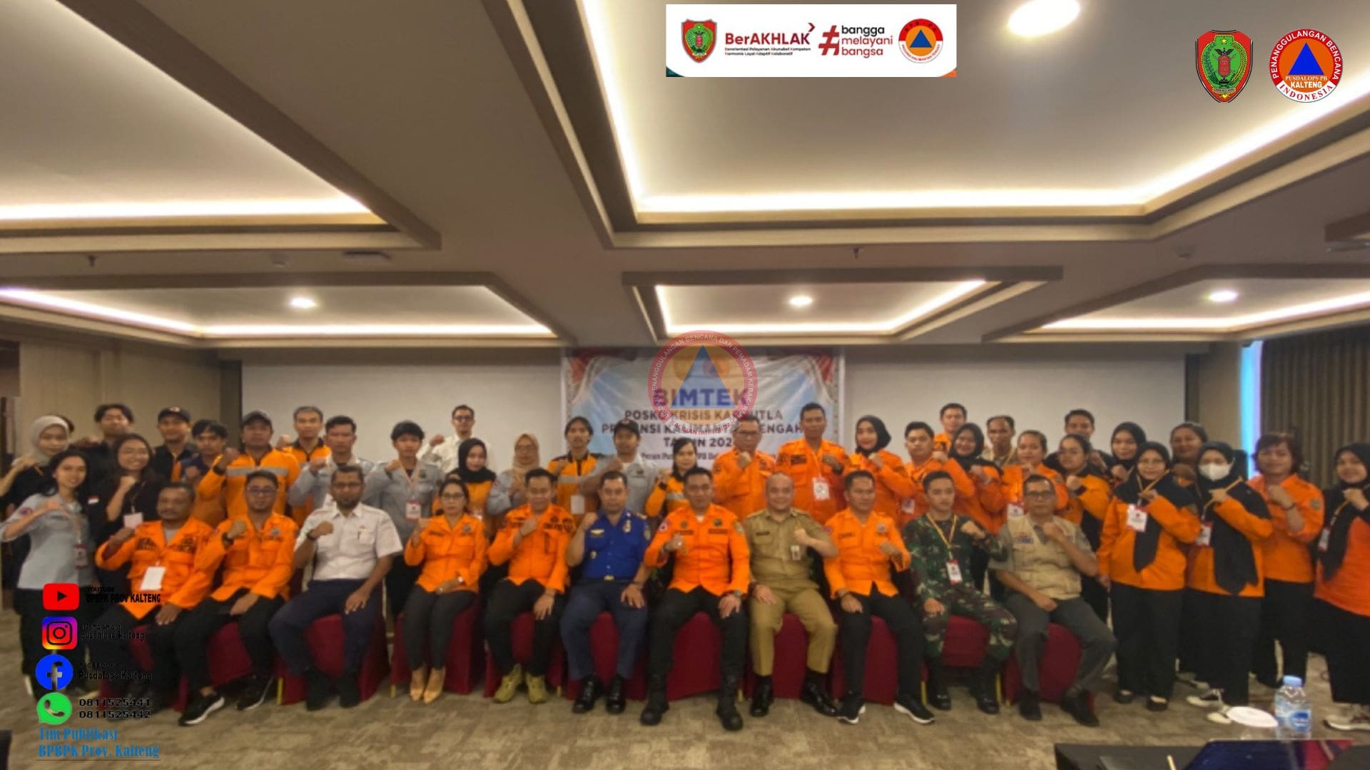 BPBPK Prov. Kalteng Gelar Bimtek Posko Krisis Karhutla Tahun 2024