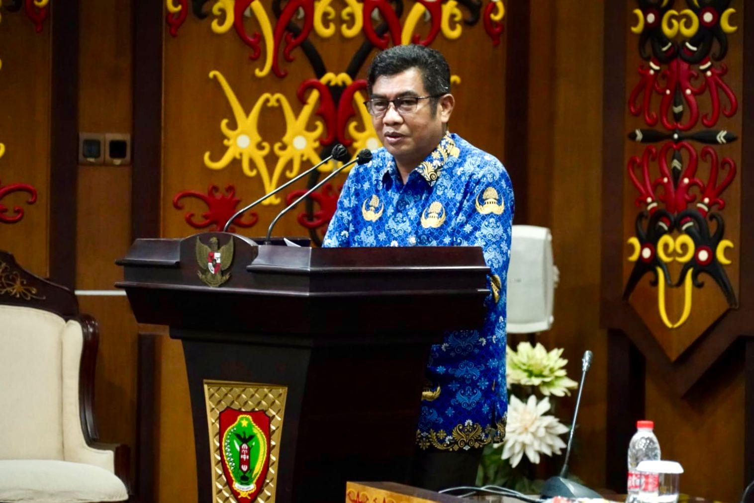 Kepala Dinas Pemuda dan Olahraga Prov. Kalteng Agus Siswadi Buka Finalisasi Rancangan Peraturan Gubernur  tentang Desain Olahraga Daerah Kalteng