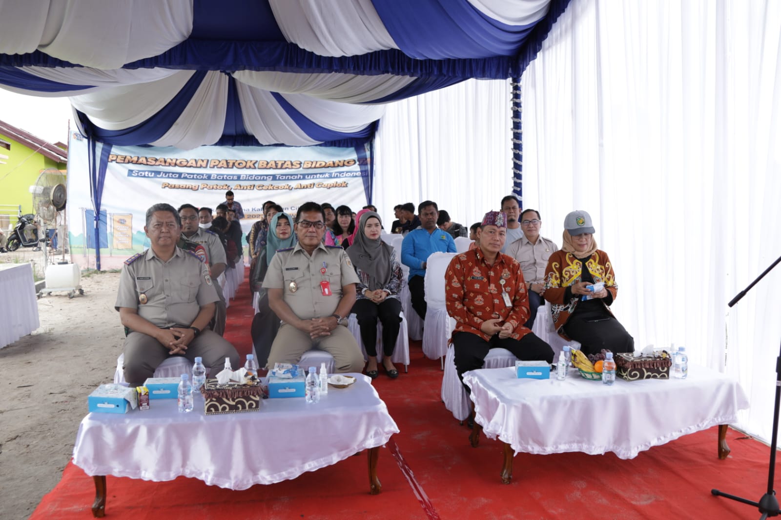 Sahli Yuas Elko Hadiri Kegiatan Gerakan Masyarakat Pemasangan Tanda Batas Satu Juta Patok Serentak Seluruh Indonesia