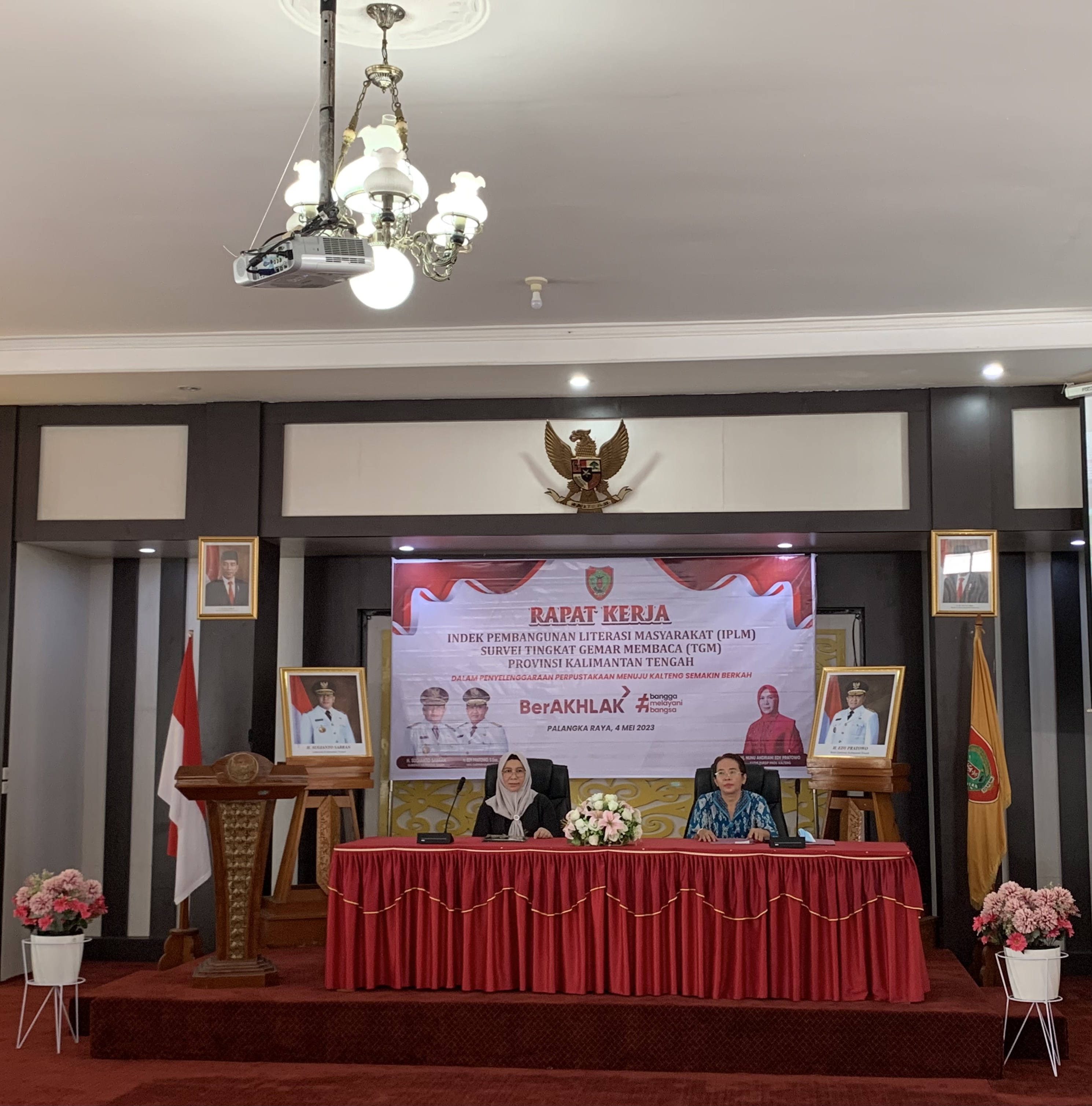 Dispursip Prov. Kalteng Gelar Rapat Kerja IPLM dan Survei Tingkat Gemar Membaca