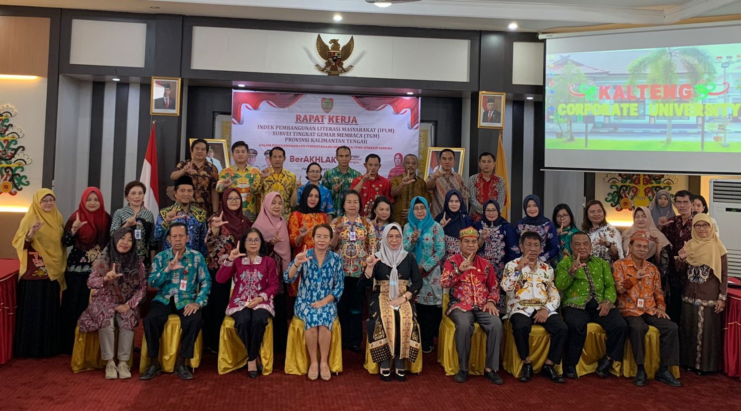 Dispursip Prov. Kalteng Gelar Rapat Kerja IPLM dan Survei Tingkat Gemar Membaca