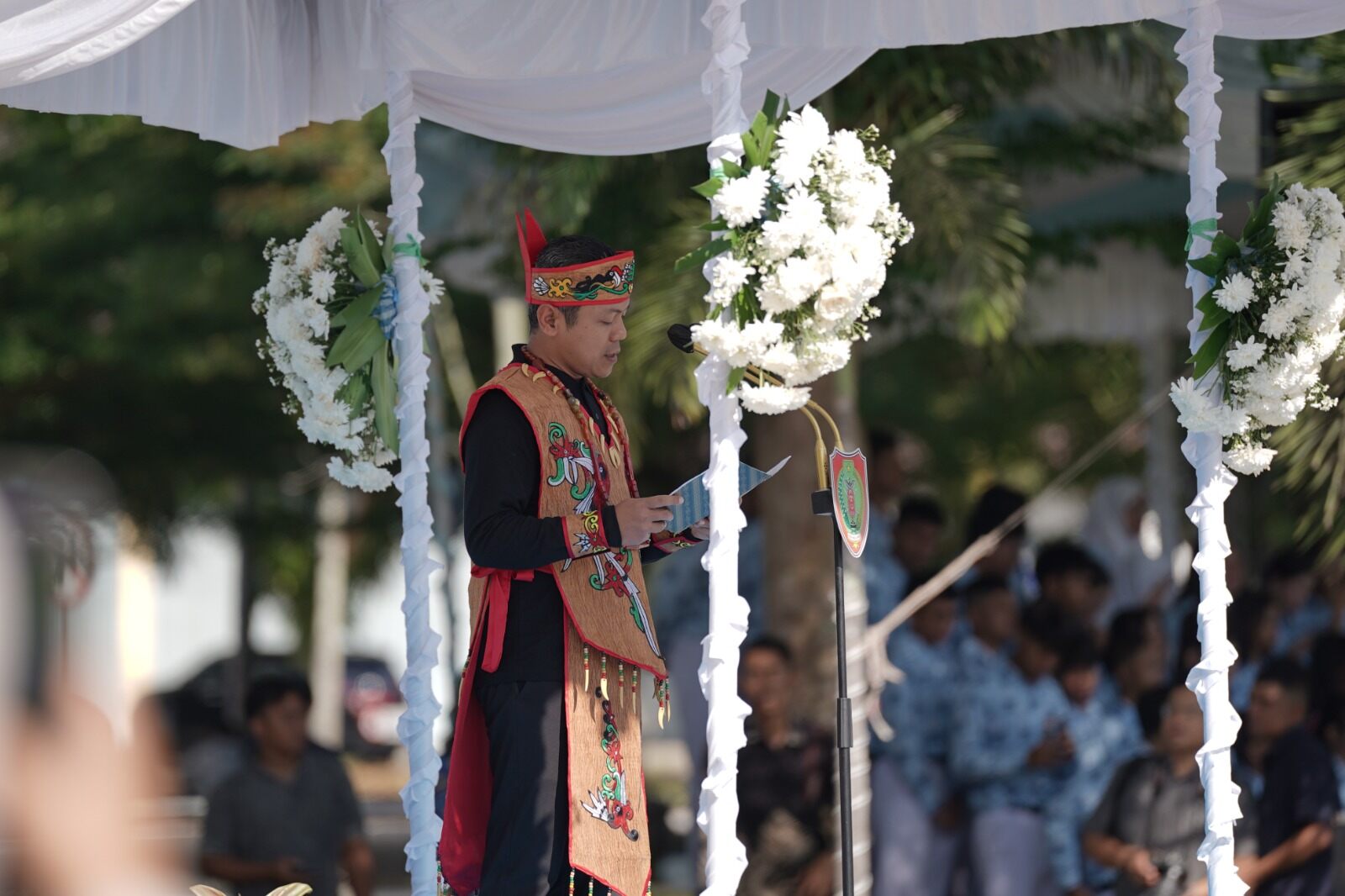 Peringatan Hardiknas, Hari Bumi, dan Hari Otonomi Daerah Digelar dalam Upacara Gabungan