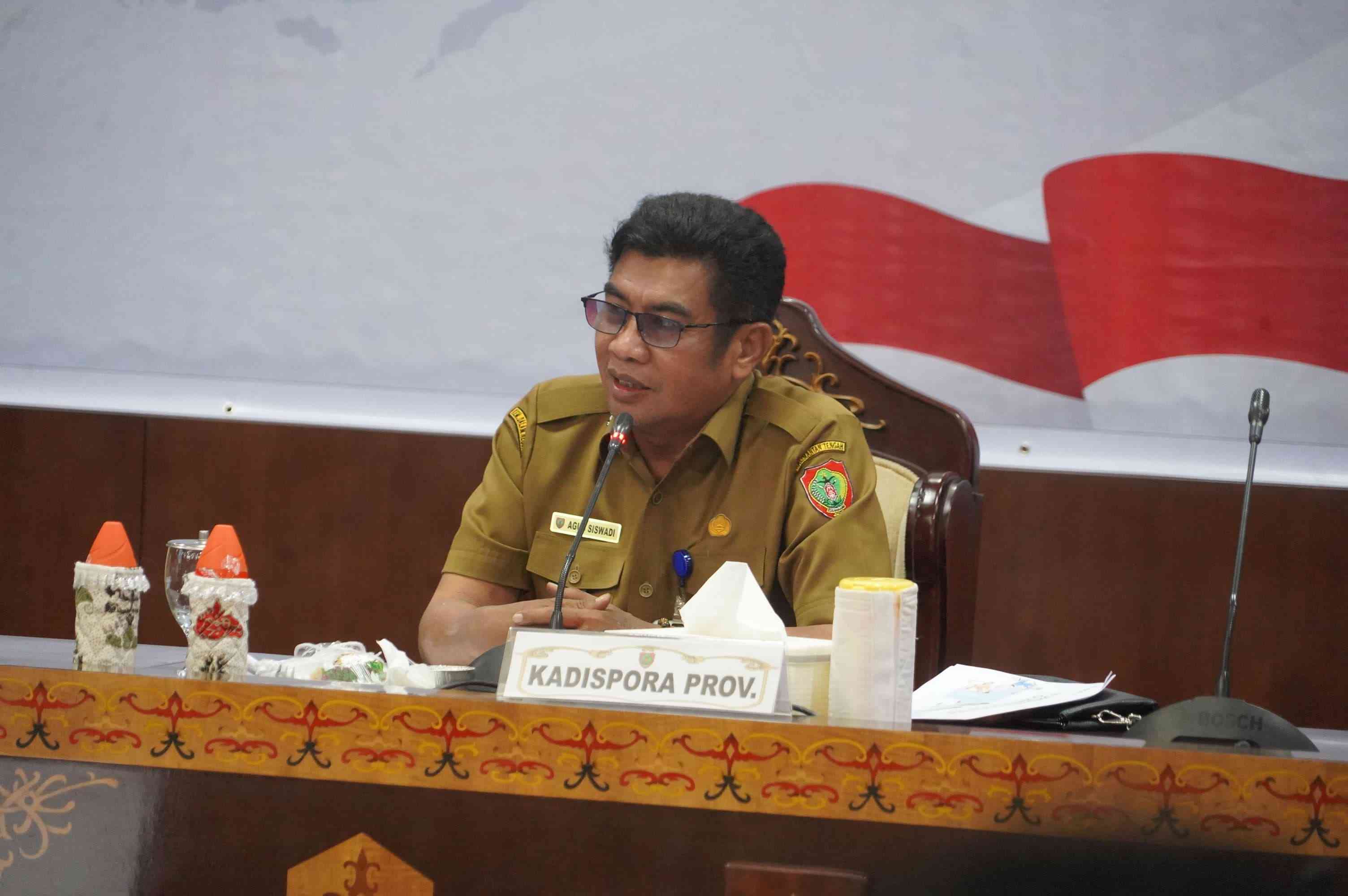 Rakor Turnamen Olahraga Memperingati Hari Jadi ke-68 Prov. Kalteng dan HUT ke-80 RI
