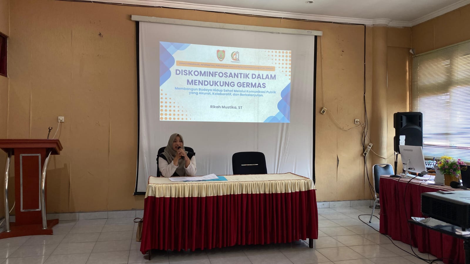 Dukung GERMAS, Diskominfosantik Kalteng Optimalkan Komunikasi Publik dan Kanal Informasi Pemerintah