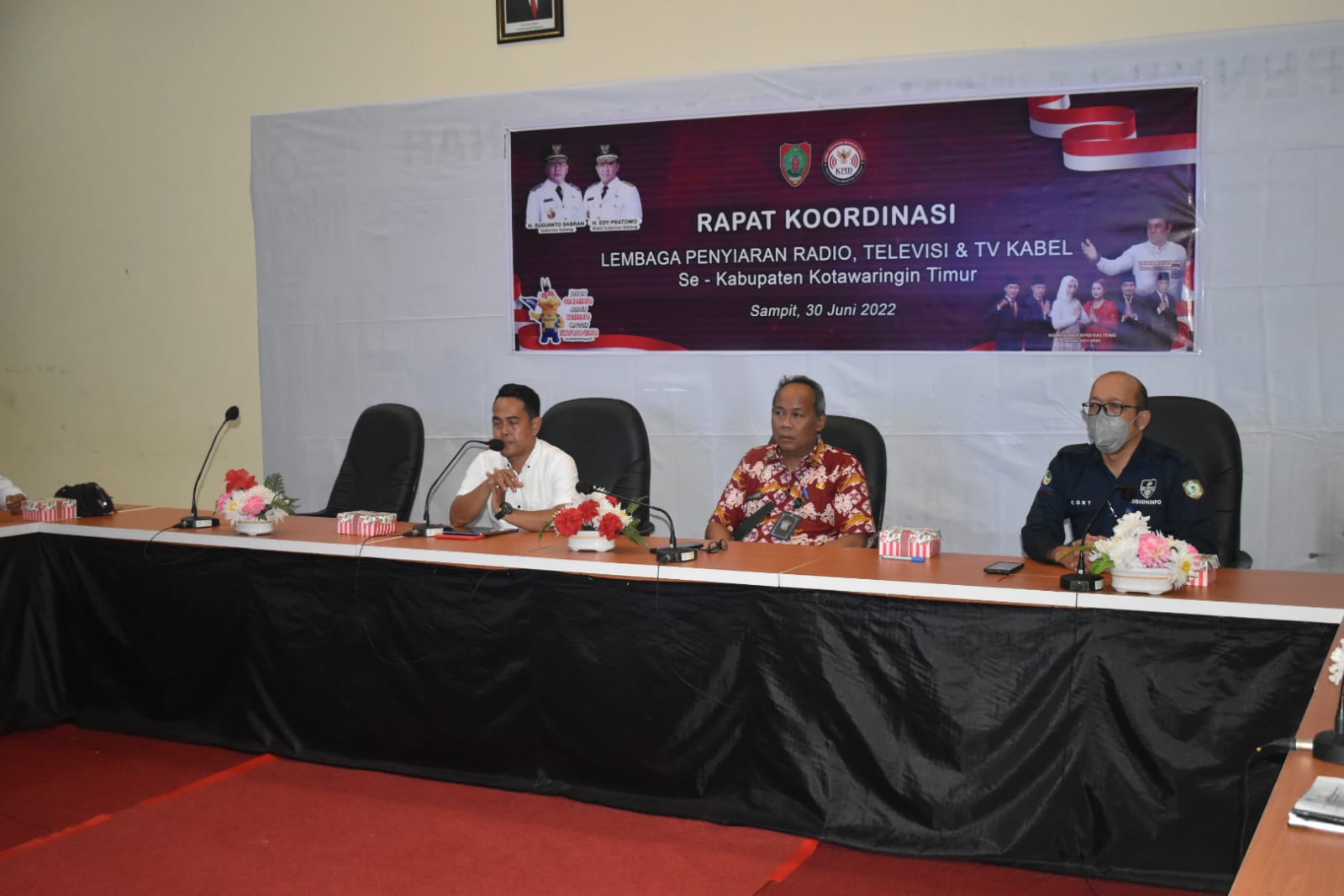 Rakor Lembaga Penyiaran Radio, Televisi, Dan TV Kabel se- Kabupaten Kotawaringin Timur
