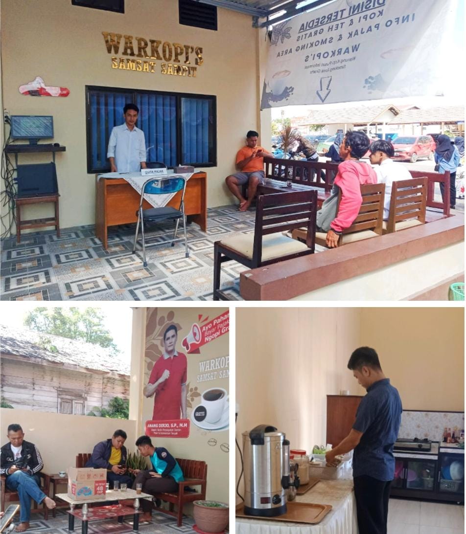 Sistem Administrasi Manunggal Satu Atap (SAMSAT) Kotawaringin Timur Lakukan Inovasi Layanan WARKOPI’S