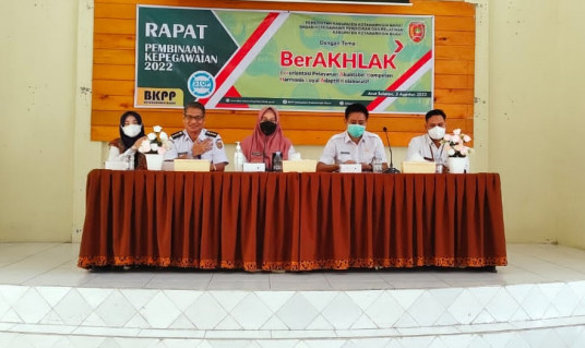 BKPP Kobar Laksanakan Rapat Pembinaan Kepegawaian