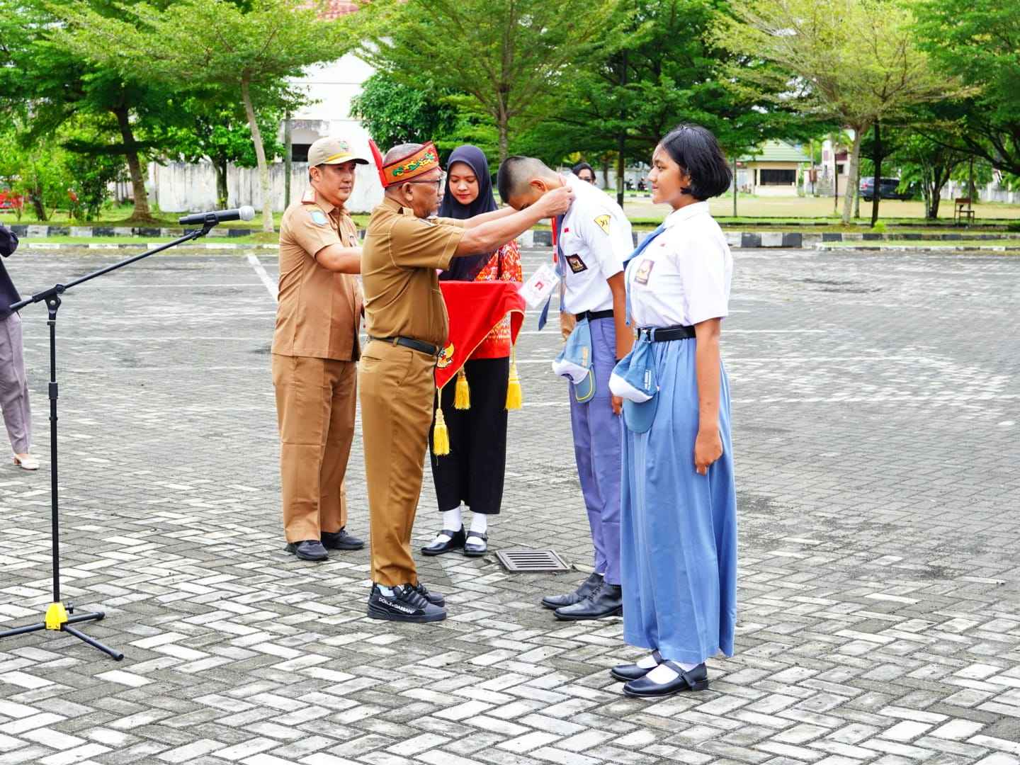 Badan Kesbangpol Prov. Kalteng Laksanakan Tantingan dan Pembukaan Pemusatan Pendidikan dan Pelatihan Calon Paskibraka