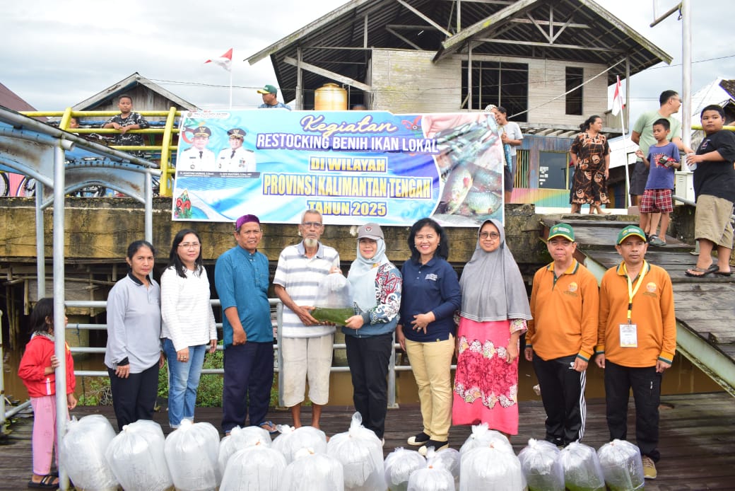 Gubernur Kalteng Agustiar Sabran : Perlu Dilakukan Restocking Atau Pelepasliaran Benih Ikan