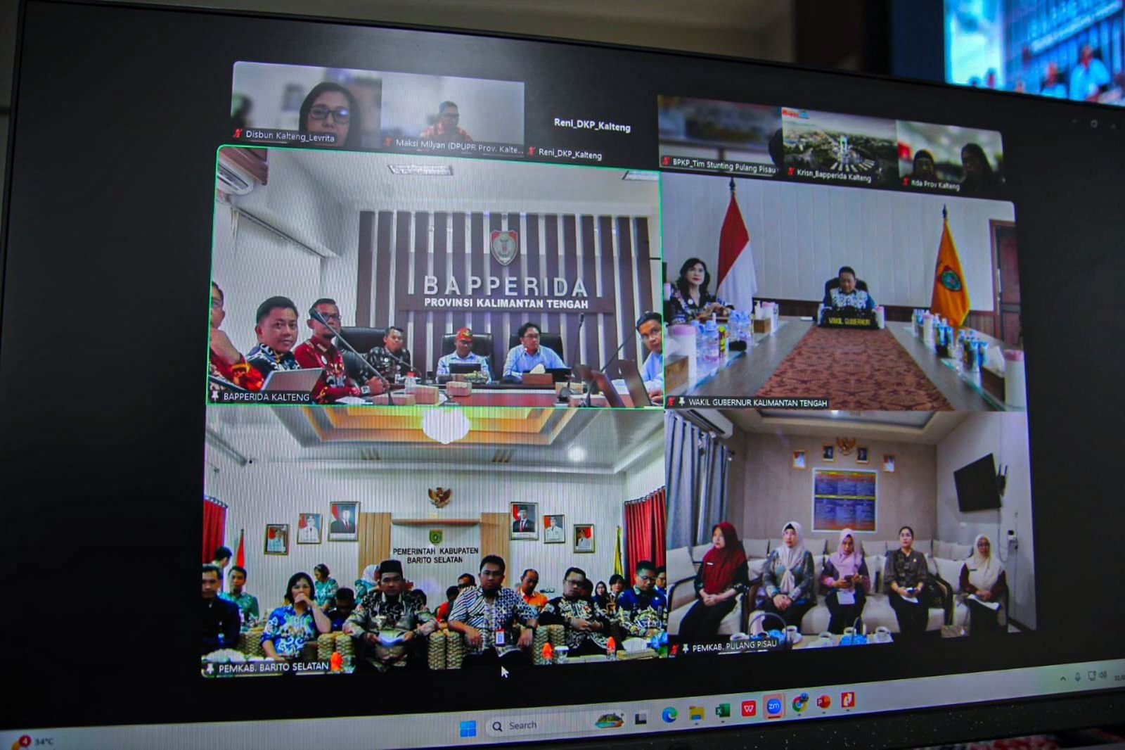 Wagub Kalteng Edy Pratowo Buka Entry Meeting Evaluasi Pencegahan dan Penurunan Stunting Tahun 2025